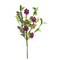 Artificial Burlap Violet Pick 14 Inch Purple Floral Stem Vase Decor Accent Set of 3